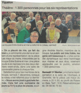 La troupe Entre Scène et mer